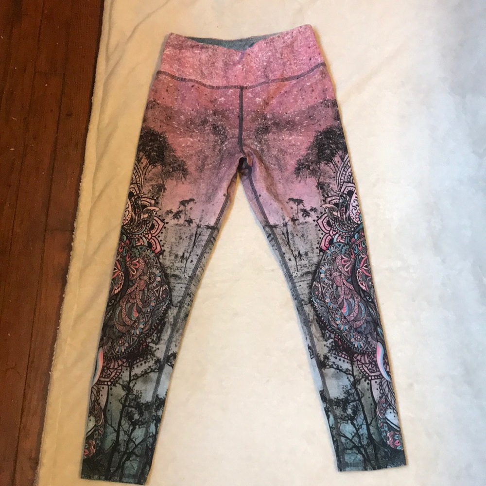 Funky yoga pants